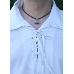 Spätmittelalter-Hemd aus Baumwolle, natur