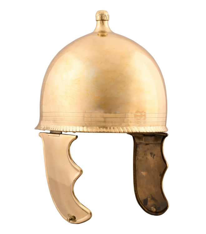 Republikanischer Montefortino-Helm, Messing, ca. 1,2 mm