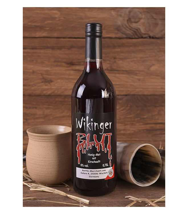 Wikingerblut, Met mit Kirschsaft, 6% Vol.