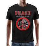T-Shirt Peace - means to resharpen the swords