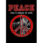T-Shirt Peace - means to resharpen the swords