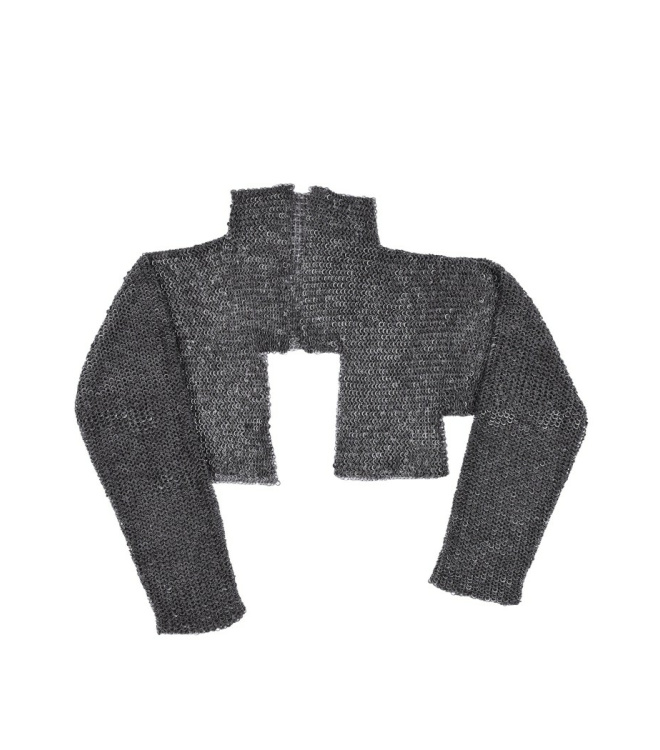 RM Kettenhemd - Oberteil mit Ärmeln, vernietet/gestanzt, ID 6mm