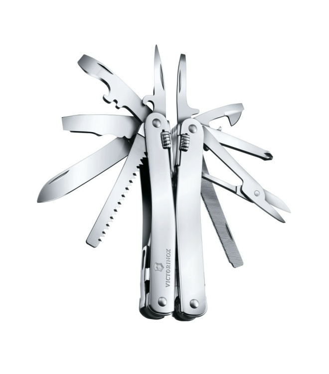 SwissTool Spirit X, in Leder-Etui