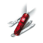 Kleines Taschenwerkzeug Signature Lite, Rot Transp., LED