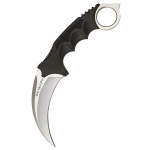 Honshu Karambit-Messer, Silberfarben, mit Stiefelscheide