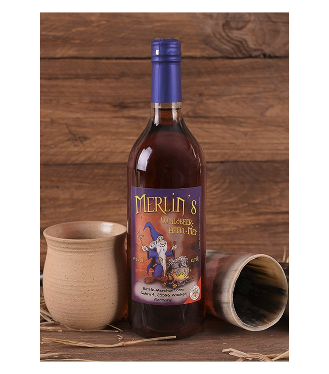 Merlins Waldbeer-Apfel-Met, 9% Vol., 0,75 Liter