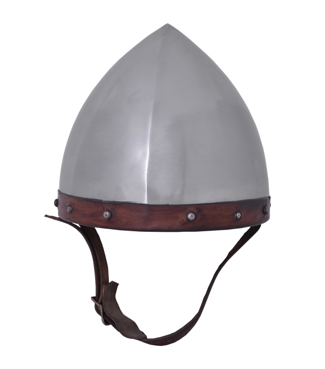 Bogenschützen Helm, 1.6 mm Stahl, mit Lederinlet