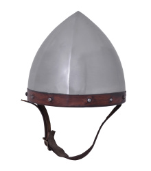 Bogenschützen Helm, 1.6 mm Stahl, mit Lederinlet