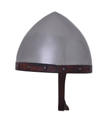 Bogenschützen Helm, 1.6 mm Stahl, mit Lederinlet