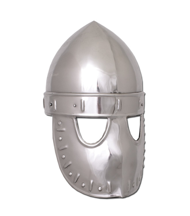 Italo-Normannischer Maskenhelm, ca. 1170, 1,6 mm Stahl