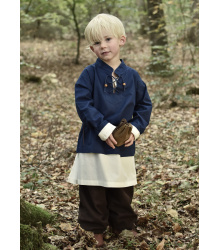 Kinder Mittelalter-Hemd Colin, blau