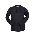 Kinder Mittelalter-Hemd Colin, schwarz