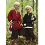 Kinder Mittelalter-Hemd Colin, schwarz