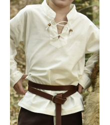 Kinder Mittelalter-Hemd Colin, natur