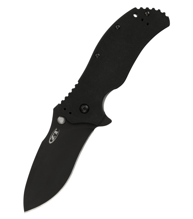 Taschenmesser ZT 0350, Schwarz/Schwarz