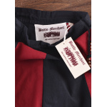 Kinder Mittelalter-Rock Lucia, weit ausgestellt, schwarz/rot