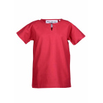 Kinder Mittelalter-Tunika Linus, kurzarm, rot