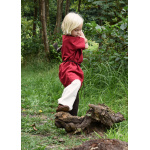 Kinder Mittelalter-Tunika Linus, kurzarm, rot