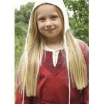 Kinder-Wikingerkleid Solveig, rot/weinrot
