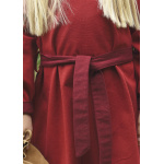 Kinder-Wikingerkleid Solveig, rot/weinrot