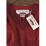 Kinder-Wikingerkleid Solveig, rot/weinrot