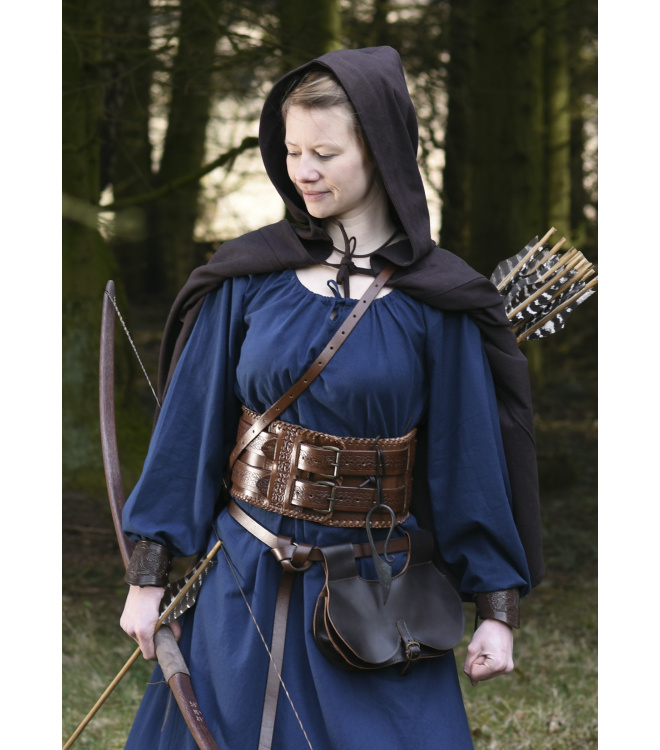 Offene Mittelalter-Gugel Markus, Segeltuch, versch. Farben