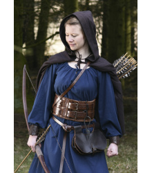 Offene Mittelalter-Gugel Markus, Segeltuch, versch. Farben