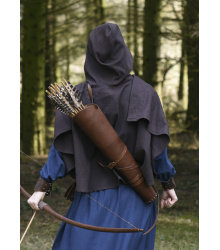 Offene Mittelalter-Gugel Markus, Segeltuch, versch. Farben