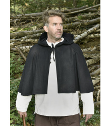 Offene Mittelalter-Gugel Markus, Segeltuch, versch. Farben