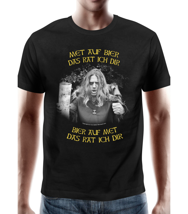 T-Shirt - Met auf Bier - das rat ich Dir