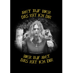 T-Shirt - Met auf Bier - das rat ich Dir