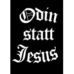T-Shirt Odin statt Jesus