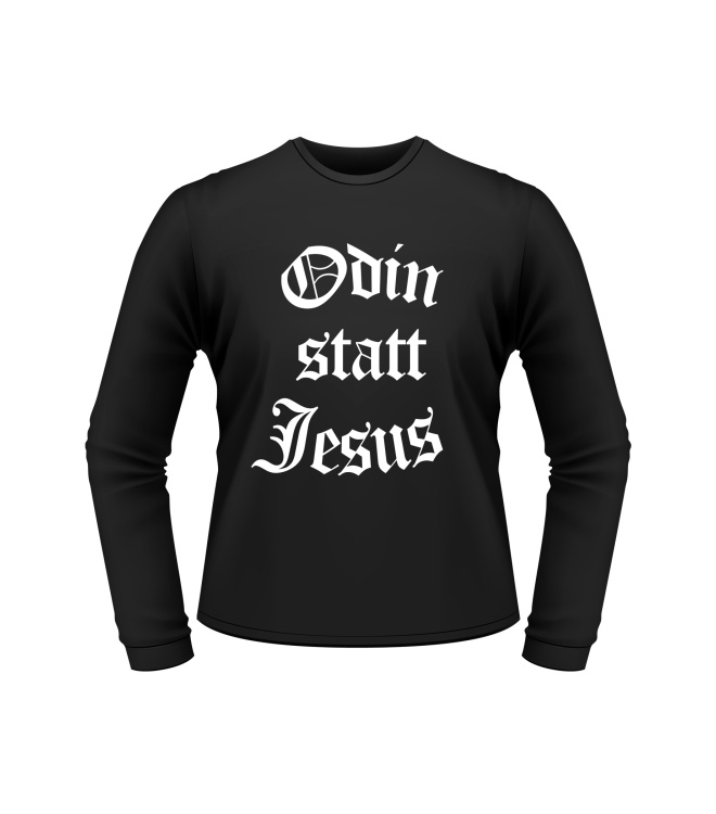 Longsleeve-Shirt Odin statt Jesus