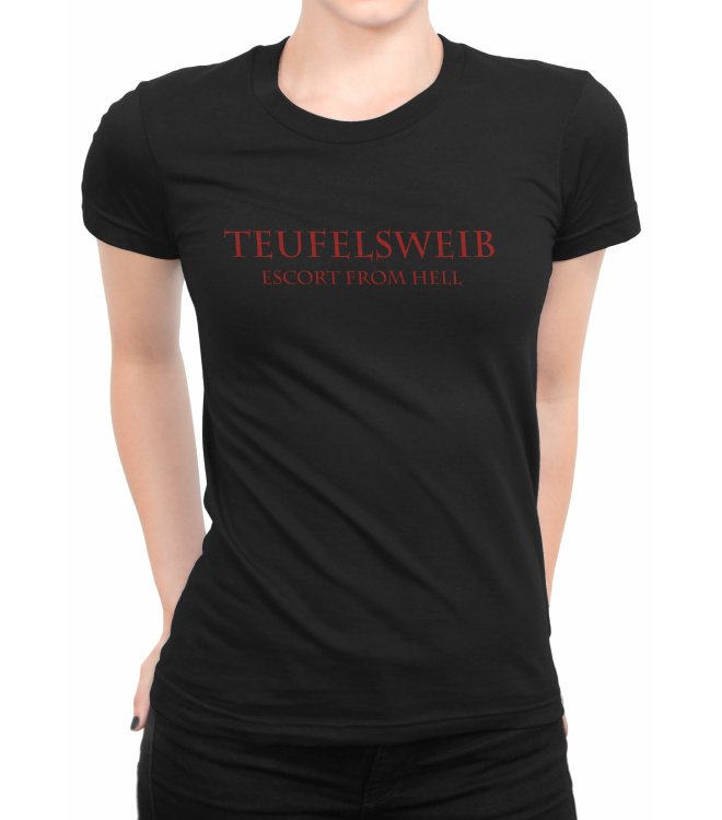 Girlie-Shirt: Teufelsweib - Escort from Hell