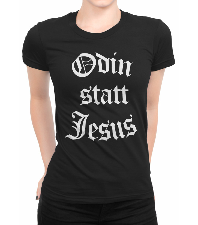 Girlie-Shirt: Odin statt Jesus