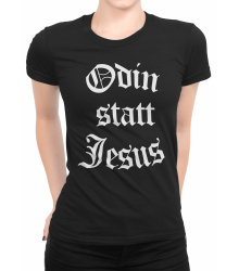 Girlie-Shirt: Odin statt Jesus