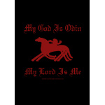Girlie-Shirt My God is Odin