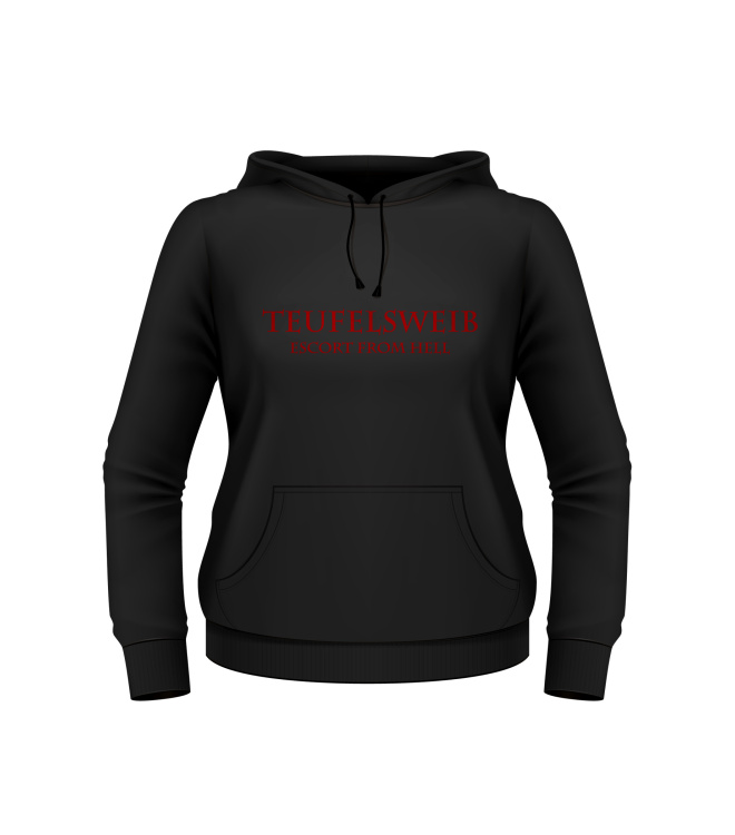 Girlie-Hoodie: Teufelsweib - Escort from Hell