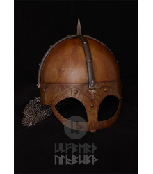 Der Gjermundbu Helm mit vernieteter Brünne, 2 mm Stahl