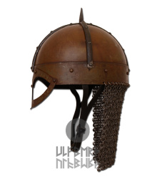 Der Gjermundbu Helm mit vernieteter Brünne, 2 mm Stahl