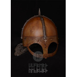 Der Gjermundbu Helm mit vernieteter Brünne, 2 mm Stahl