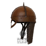 Der Gjermundbu Helm mit vernieteter Brünne, 2 mm Stahl