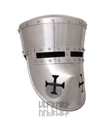Kreuzritter Helm, 2 mm Stahl