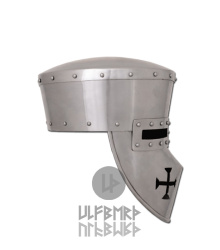 Kreuzritter Helm, 2 mm Stahl