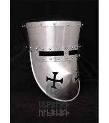Kreuzritter Helm, 2 mm Stahl