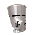 Kreuzritter Helm, 2 mm Stahl