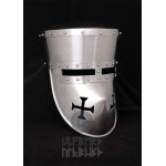 Kreuzritter Helm, 2 mm Stahl
