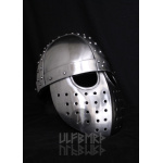 Kreuzfahrer Spangenhelm mit Gesichtsplatte, 2 mm Stahl