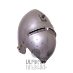 Deutsche Beckenhaube mit Visier, 2 mm Stahl