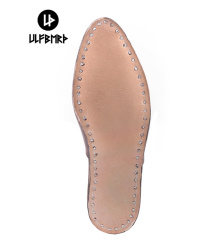 Mittelalterliche Schnallenstiefel, dunkelbraun